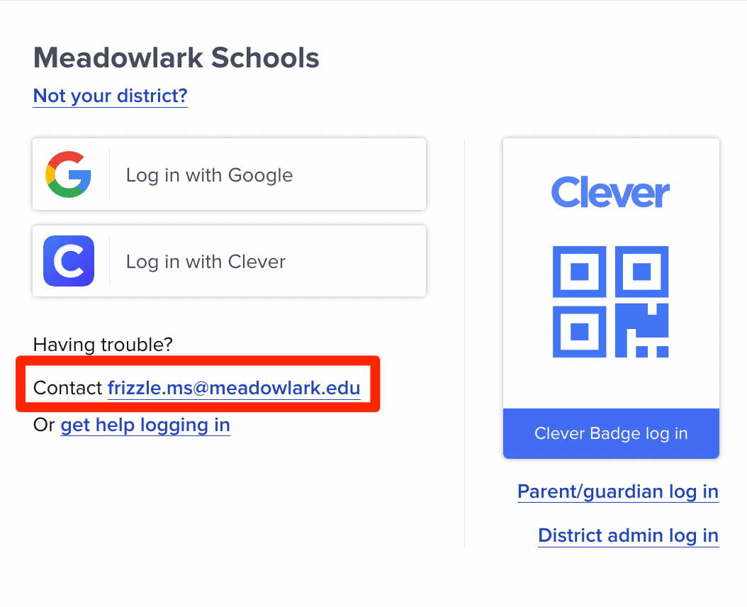 Choose Login Method